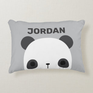 Almofada Decorativa Urso Panda Bonito com Nome Personalizado