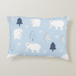 Almofada Decorativa Ursos Polares Cuxos