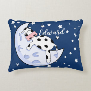 Almofada Decorativa Vaca sobre a Lua
