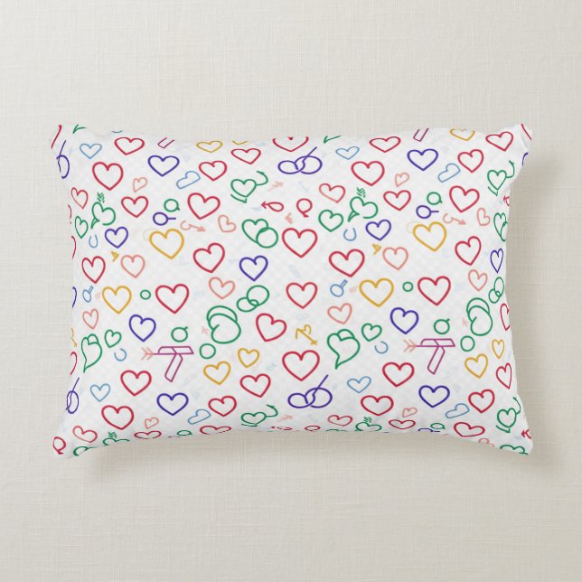 Almofada Decorativa Valentine’s Day Throw Pillow Collection | Romantic (Frente)