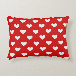 Almofada Decorativa Valentines Day Red Love Hearts Accent Pillow