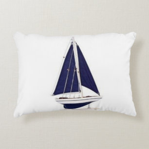 Almofada Decorativa veleiro azul-marinho vintage