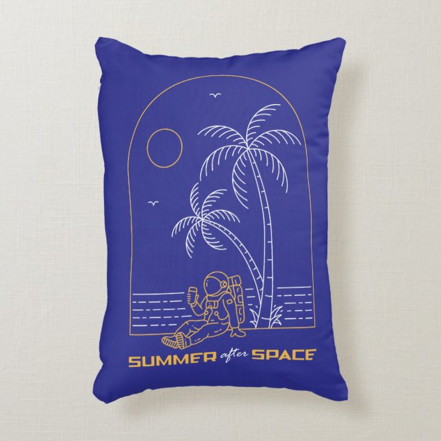 Almofada Decorativa Verão após espaço (Frente(Vertical))