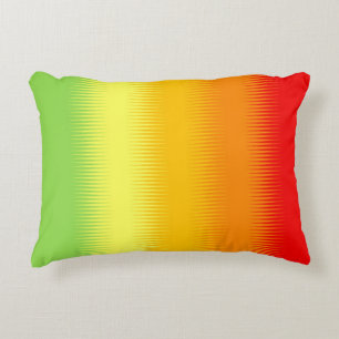 Almofada Decorativa Verde Amarelo Vermelho Laranja Amarelo