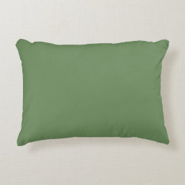 Almofada Decorativa Verde Sea Glass Design Minimalista Cor Lisa 