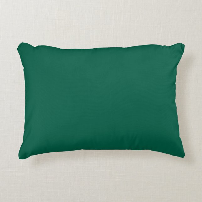 Almofada Decorativa Verde viridiano sólido (Frente)