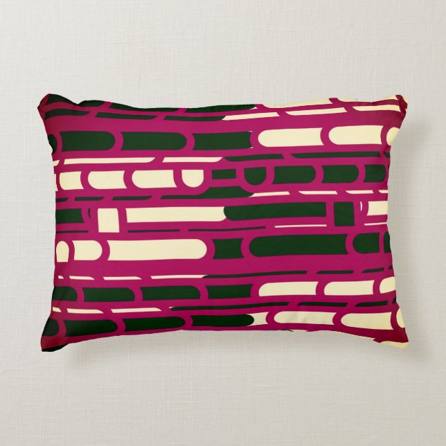 Almofada Decorativa Vermelho e preto (Frente)