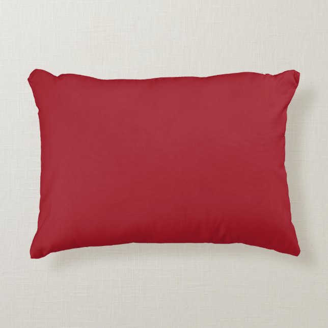 Almofada Decorativa Vermelho primavera de cor de verão (Frente)