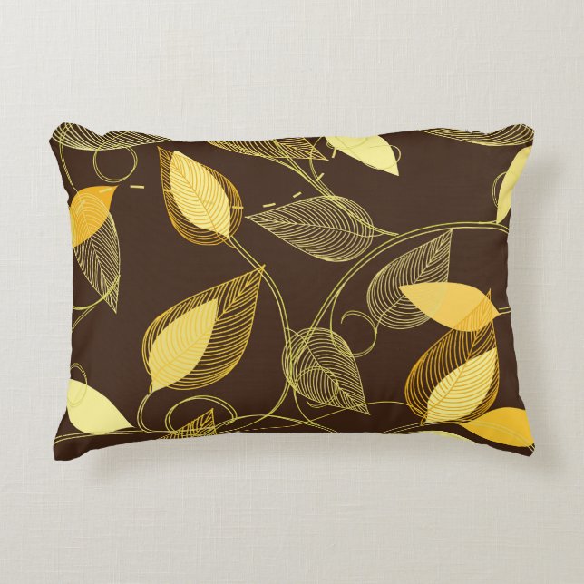 Almofada Decorativa Versátil Sem Costura: Abstrato Pattern Design. (Frente)