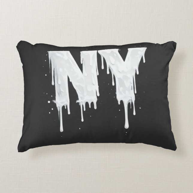 Almofada Decorativa Vibrações das Ruas de NY (Frente)