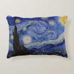Almofada Decorativa Vincent Van Gogh - A noite de Starry<br><div class="desc">A Noite Estrelada / La nuit etoilee - Vincent Van Gogh em 1889</div>