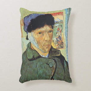 Almofada Decorativa Vincent van Gogh - Autorretrato com a Orelha Corta