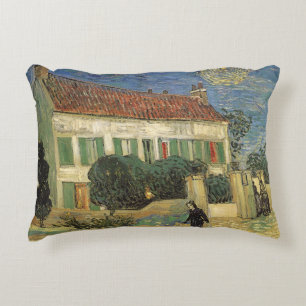 Almofada Decorativa Vincent van Gogh - Casa Branca à Noite