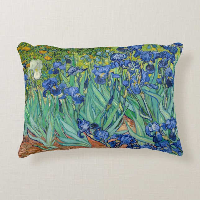 Almofada Decorativa Vincent Van Gogh - Íris (Frente)