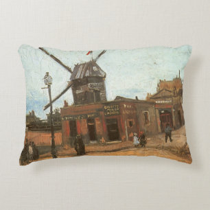 Almofada Decorativa Vincent van Gogh - Moulin de la Galette, Moinho de