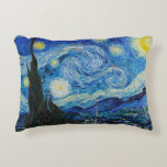 Almofada Decorativa Vincent Van Gogh Na Noite Estrelada<br><div class="desc">Vincent Van Gogh é o Detalhe da Noite Estrelada</div>