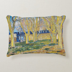 Almofada Decorativa Vincent van Gogh - O Comboio Azul