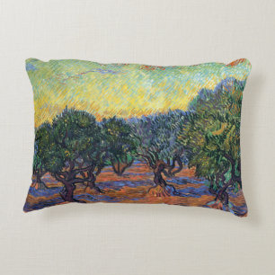 Almofada Decorativa Vincent Van Gogh Oliveira Impressionismo Arte