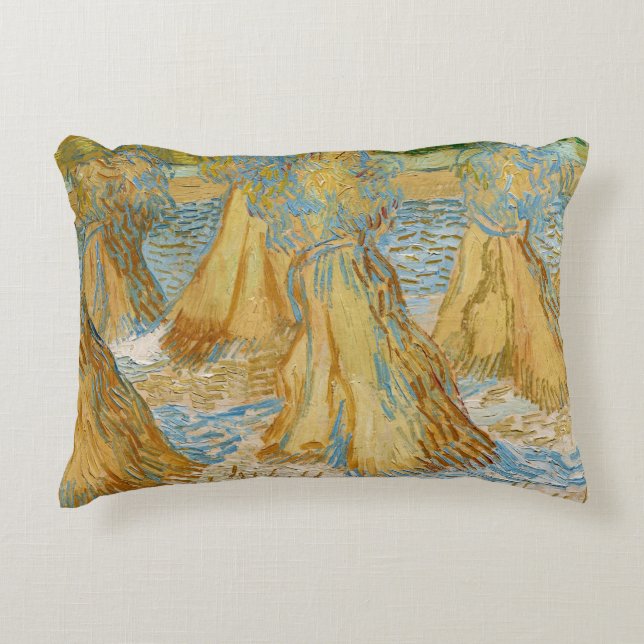 Almofada Decorativa Vincent van Gogh - Pastas de trigo (Frente)