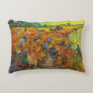 Almofada Decorativa Vincent van Gogh - The Red Vineyards