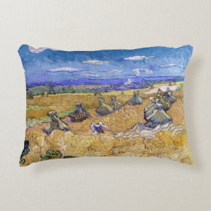 Almofada Decorativa Vincent van Gogh - Wheat Stacks with Reapers