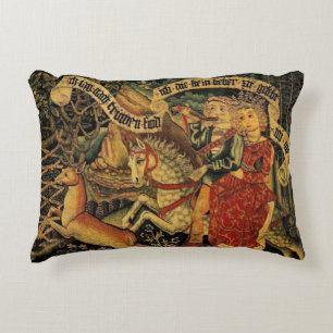 Almofada Decorativa Vintage, Alemanha medieval e renascentista, adora