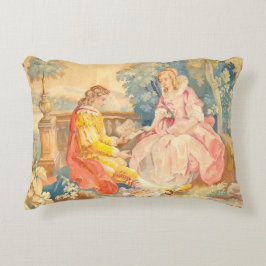 Almofada Decorativa Vintage Casal Romântico Lendo um Livro