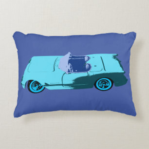 Almofada Decorativa Vintage Chevy nos azuis