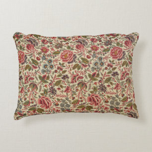 Almofada Decorativa Vintage Colorful Floral Impressão