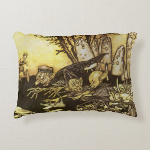 Almofada Decorativa Vintage Fairy Tale, Banda de Trabalho de Rackham