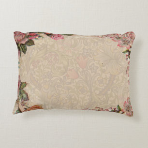 Almofada Decorativa Vintage Floral Rosas Antiquamente Suave Girly
