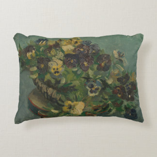 Almofada Decorativa Vintage Flowers Van Gogh Basket of Pansies