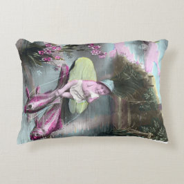 Almofada Decorativa Vintage French April Fool Pistcard