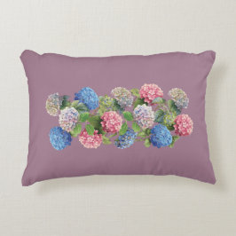 Almofada Decorativa Vintage Hydrangea Accent Pillow
