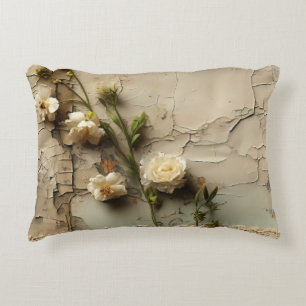 Almofada Decorativa Vintage - Pergaminho - Carta de Amor com Flores (3
