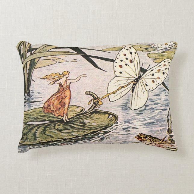 Almofada Decorativa Vintage "Thumbelina" (Frente)
