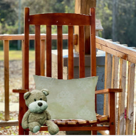 Almofada Decorativa Vintage Victorian Enfumaçado Green Faded Damask