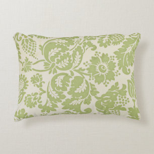 Almofada Decorativa Vintage William Morris Floral Patterno Green