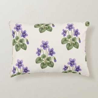Almofada Decorativa Violet Botânica, Flor de Nascimento de Fevereiro