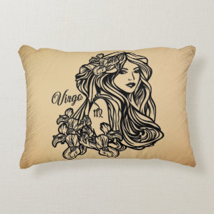 Almofada Decorativa Virgo Zodiac Anônimo