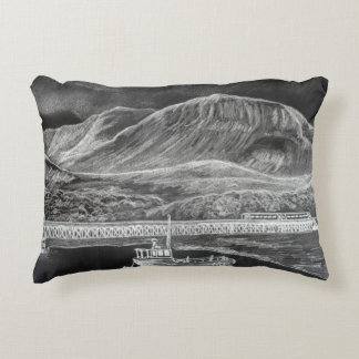 Almofada Decorativa Vista da Barmouth para o travesseiro Cader Idris