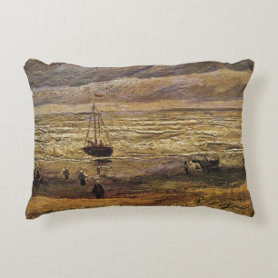 Almofada Decorativa Vista do Mar em Scheveningen por Vincent van Gogh