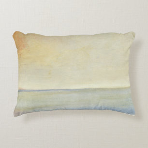 Almofada Decorativa Vista marítima com Sunset de Laranja Tranquilo