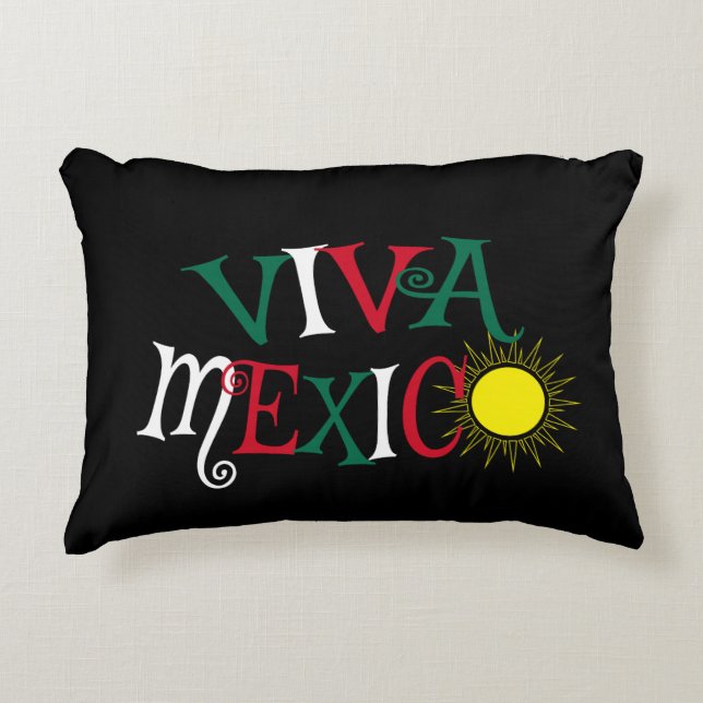 Almofada Decorativa Viva México (Frente)