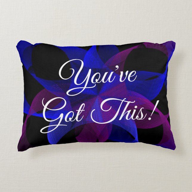 Almofada Decorativa Você tem este Travesseiro Geométrico de Destaque (Frente)