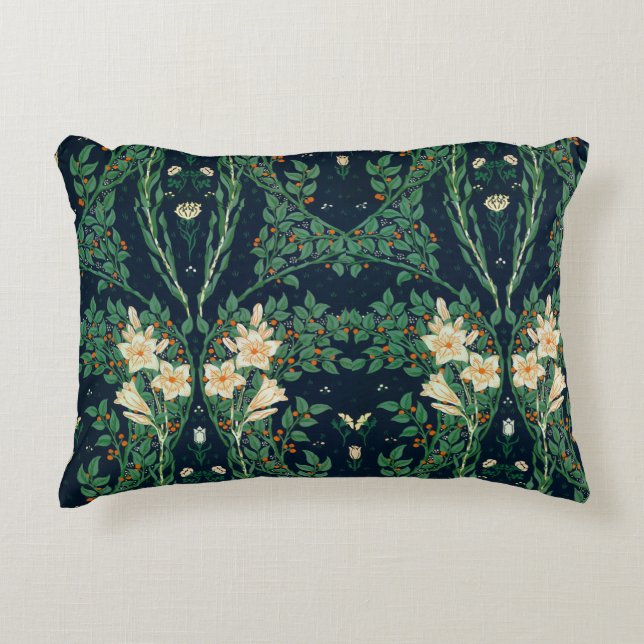 Almofada Decorativa Walter Crane "Francesca" Botânica (Frente)