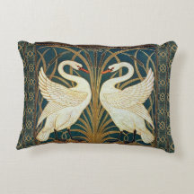 Walter Crane Swan, Rush E Iris Art Nouveau