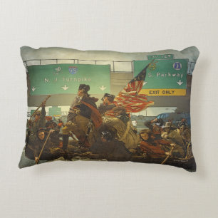 Almofada Decorativa Washington que cruza o travesseiro do universo