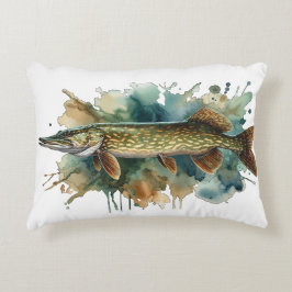 Almofada Decorativa Watercolor Series: Pike