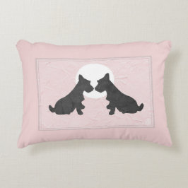 Almofada Decorativa Wee Scotties Pink Puppy Love Accent